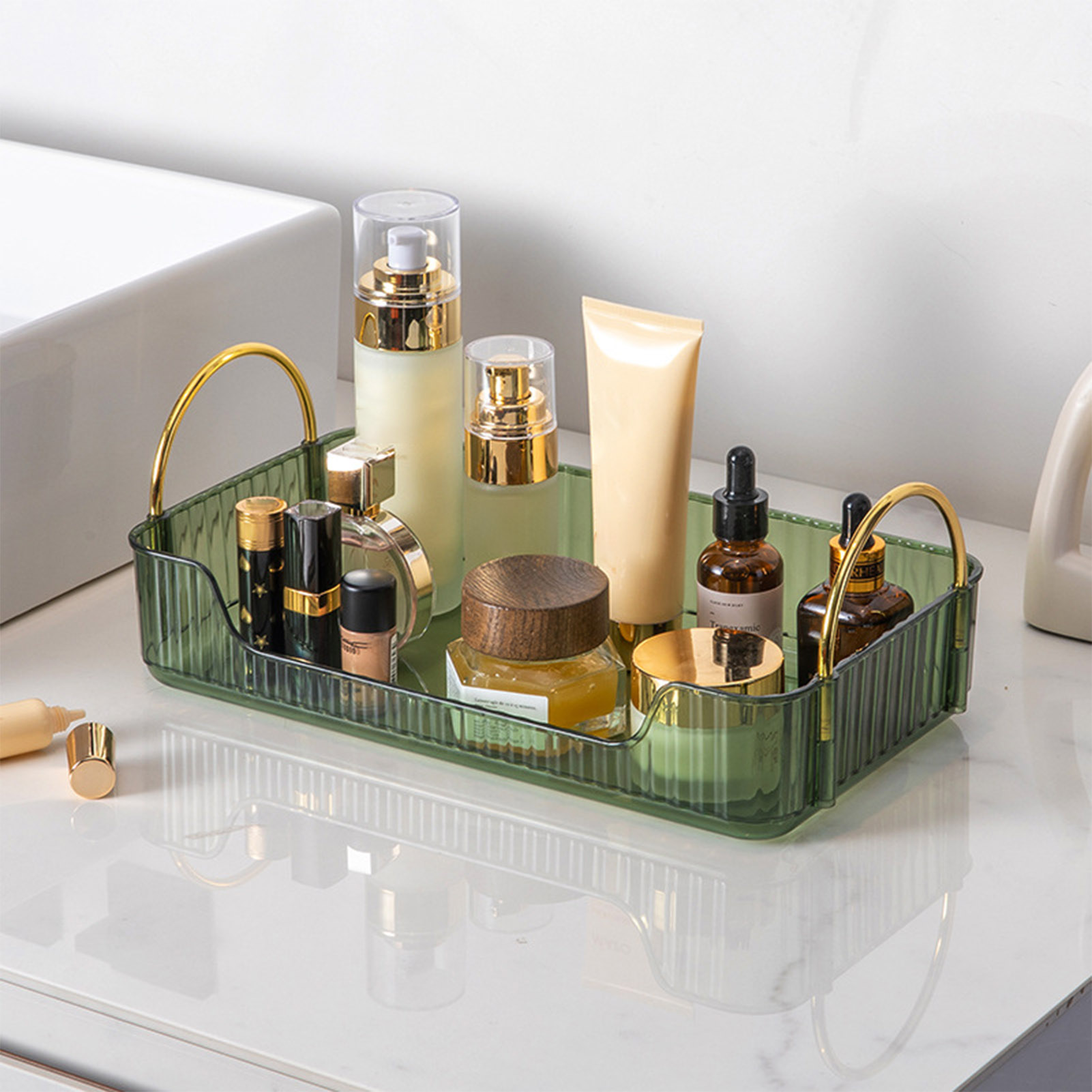 Jewelry Making Organizer Box - Bathroom Organizer Rack Light Luxury Acrylic