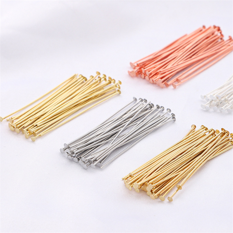 Jewelry Making Silver - 50pcs/pack 925 Sterling Silver Flat Head