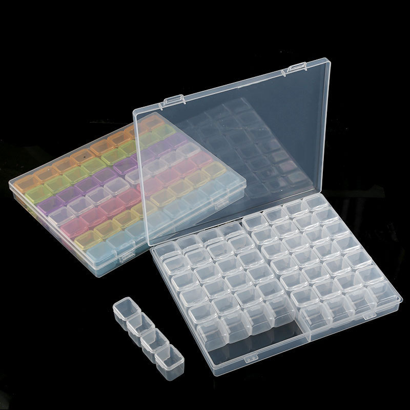 Jewelry Making Organizer Box - Transparent Nails Art Organizer Storage Box