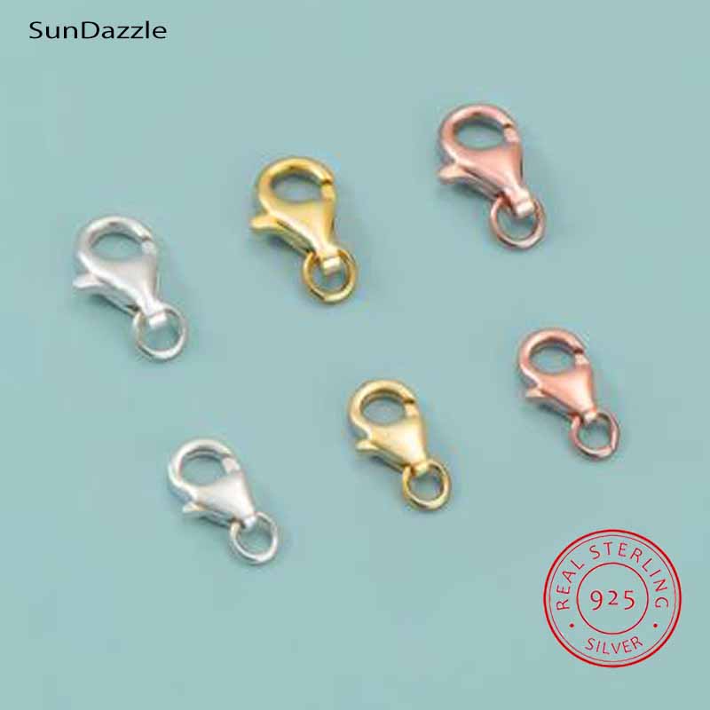 Jewelry Making Silver - 2pcs Genuine Real Pure Solid 925