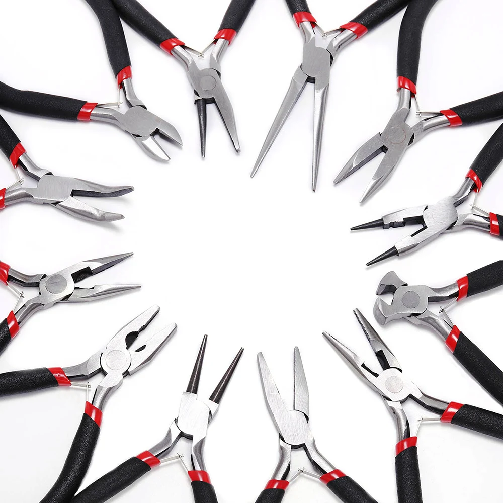 Jewelry Making Round Nose Pliers - Ferronickel Carbon-Hardened Steel Round Nose End