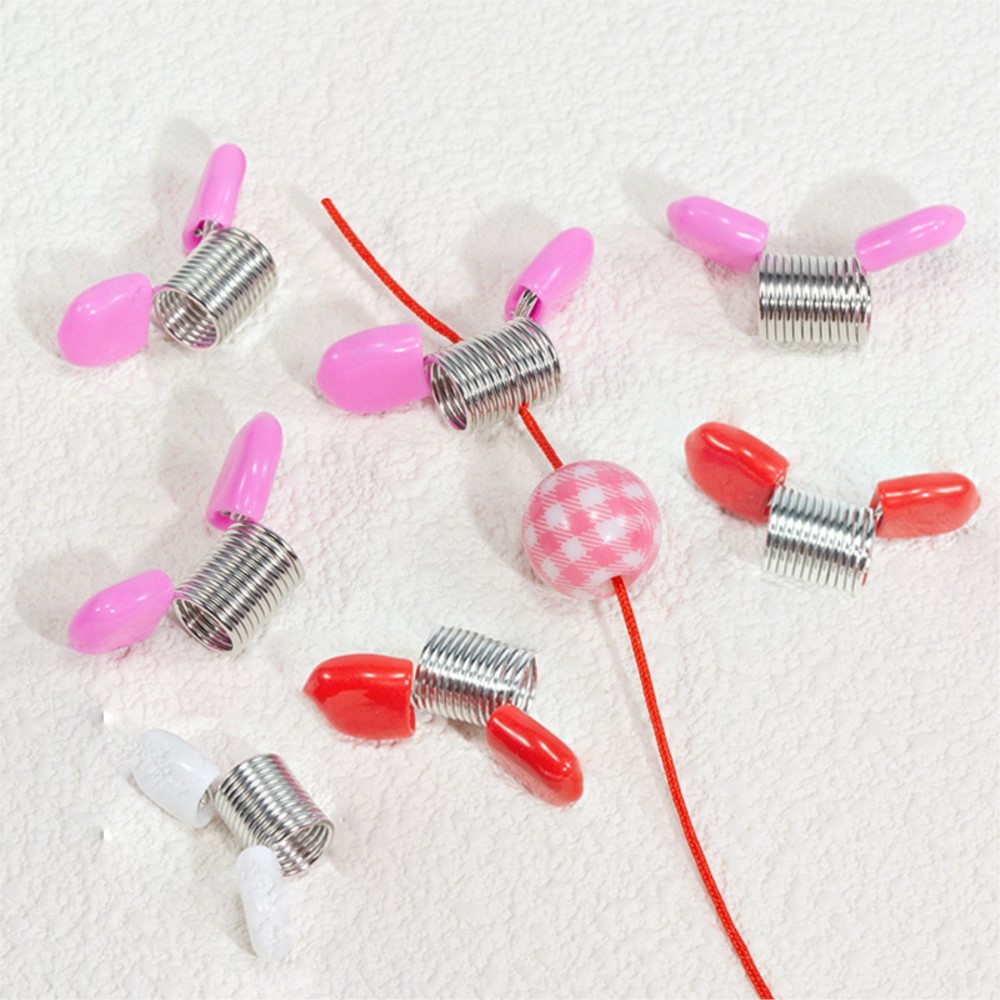 Jewelry Making Tutorial - 5pcs Spring Bead Clamps Creative Wire