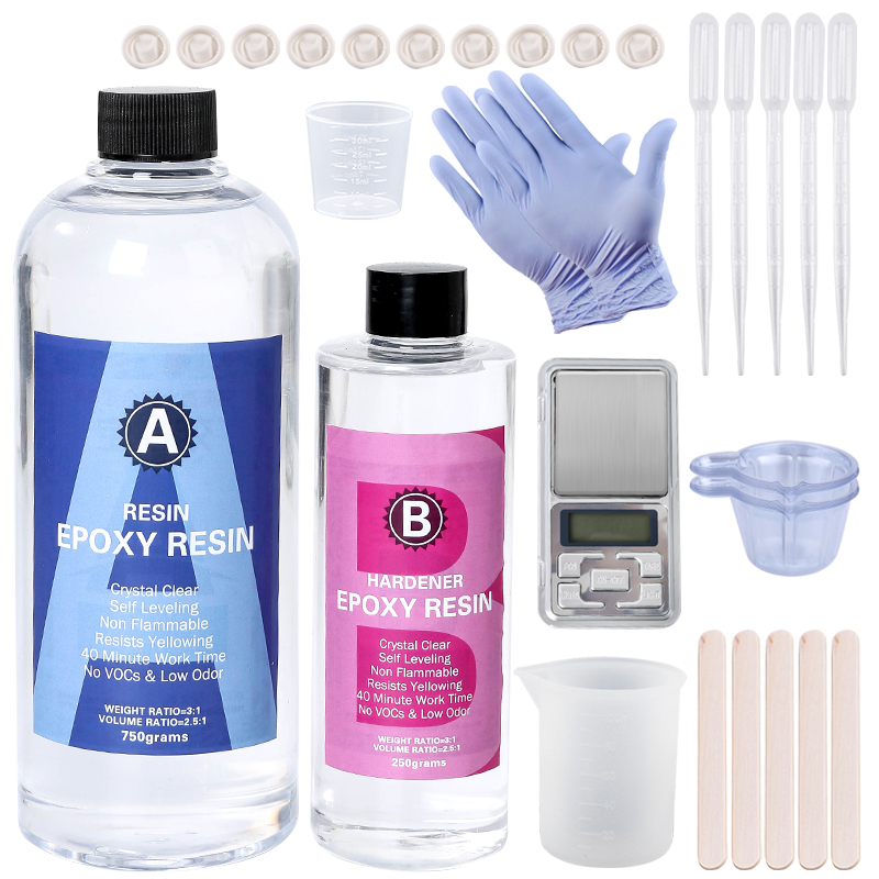 Jewelry Making Gloves - Epoxy Resin Kit Crystal Clear Easy