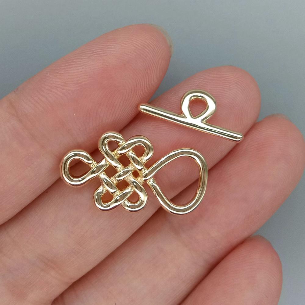 Jewelry Making Knots For Clasps - Wholesale 10 Sets True-lover's Knots Clasp