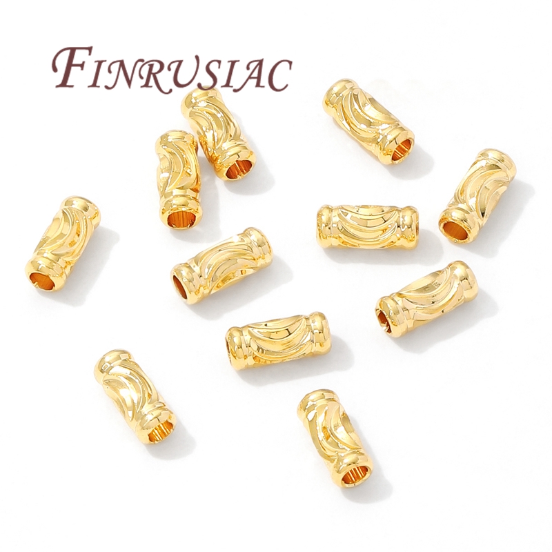 Jewelry Making Youtube - 3mm*7mm Tube Beads Spacer Beads 18K