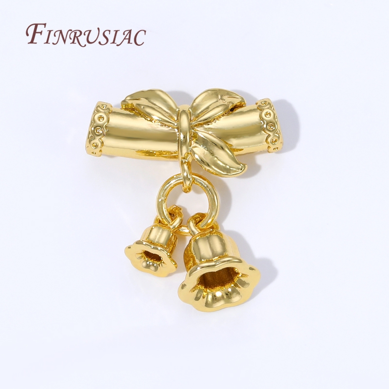 Jewelry Making Youtube - 2/4/8Pcs 18K Gold Plated Bail For