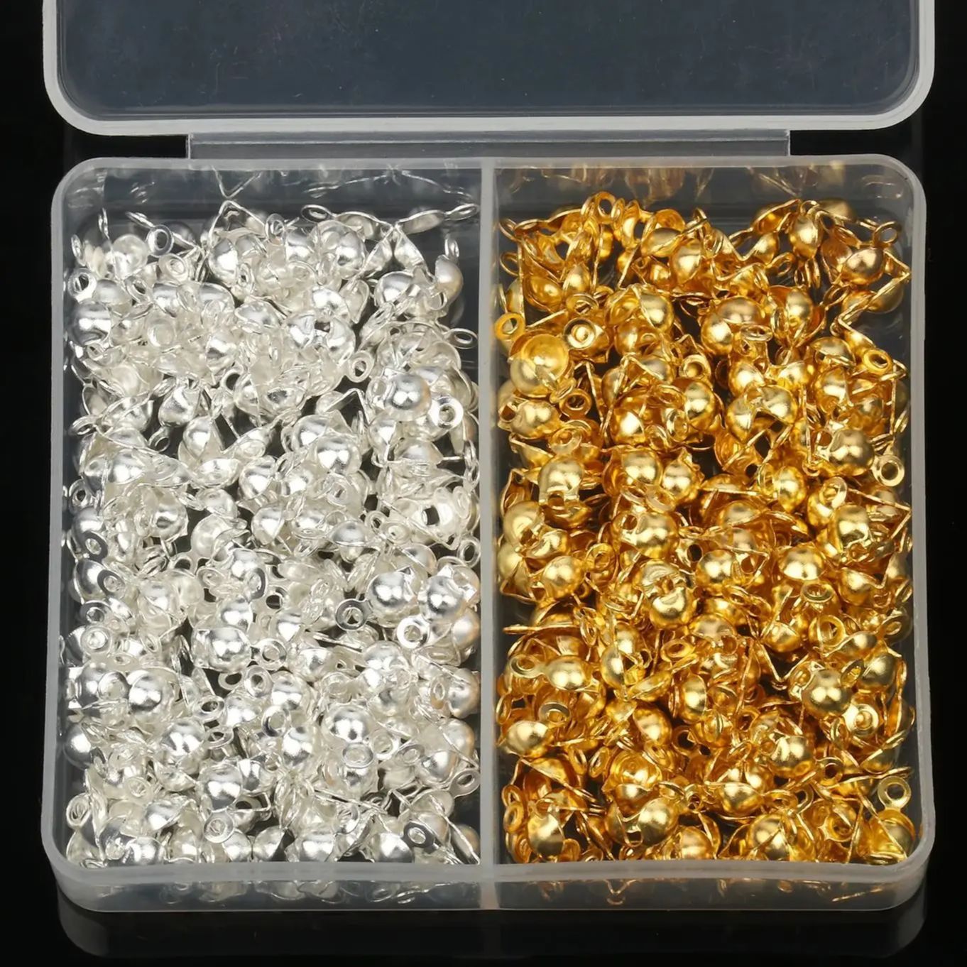 Jewelry Making Knots For Clasps - 300Pcs/Lot 4x8mm Stainless Steel Clamshell Pressed