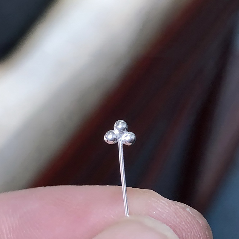 3 Ball Headpin 925 Sterling Si - Jewelry Making Silver ulasan dan harga