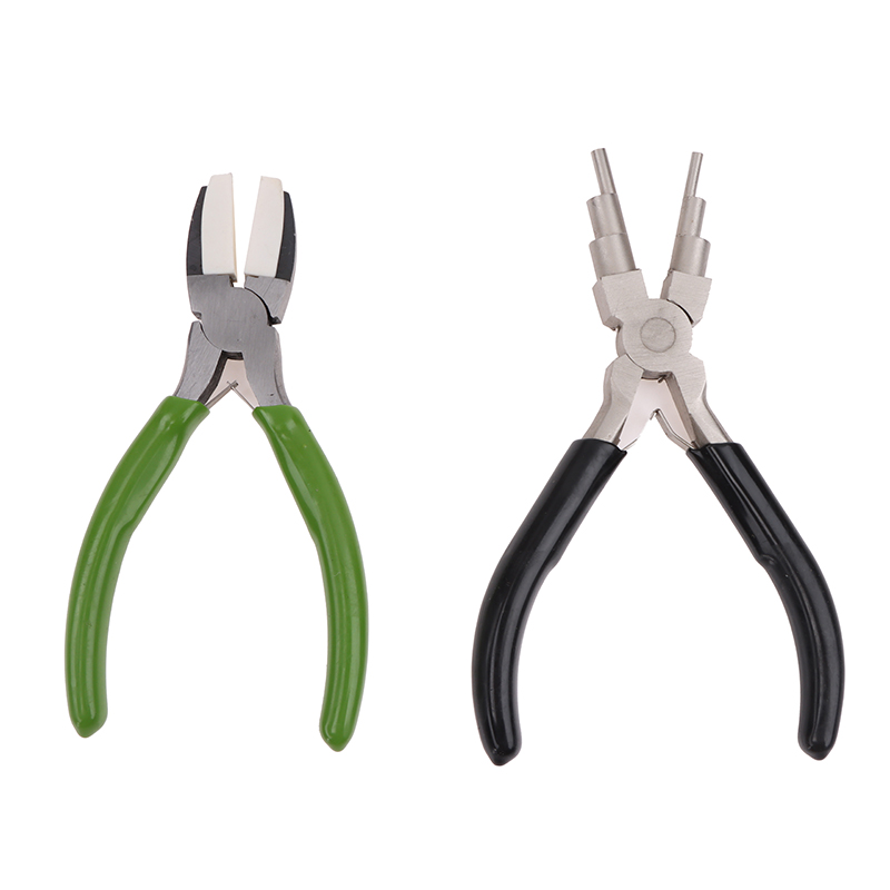 Green Flat Nose Pliers Black 6 - Jewelry Making Round Nose Pliers ulasan dan harga