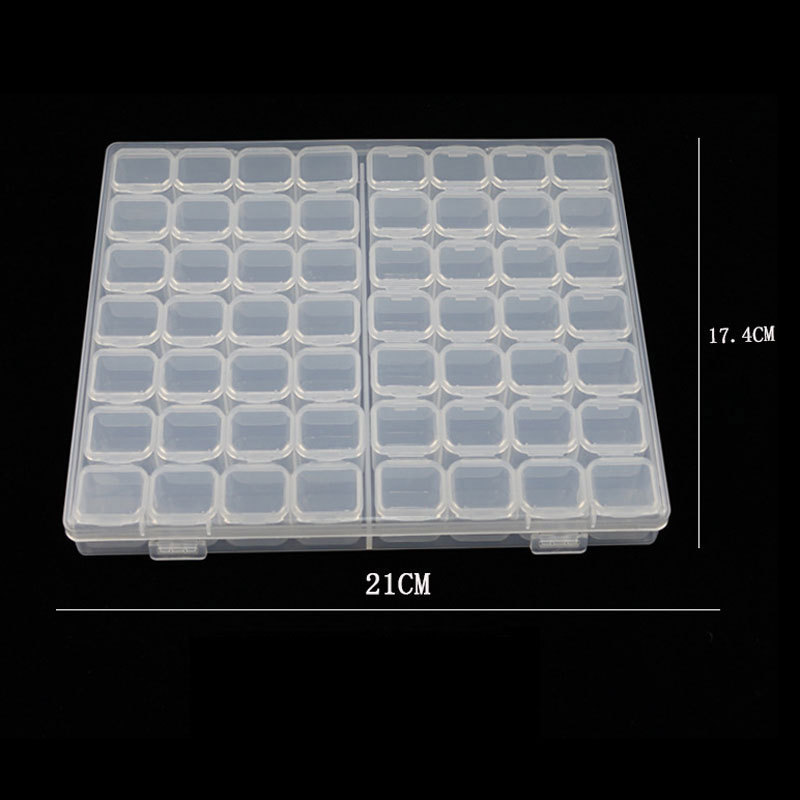Transparent Nails Art Organize - Jewelry Making Organizer Box ulasan dan harga