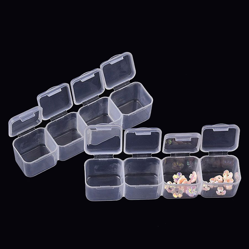 Transparent Nails Art Organize - Jewelry Making Organizer Box ulasan dan harga