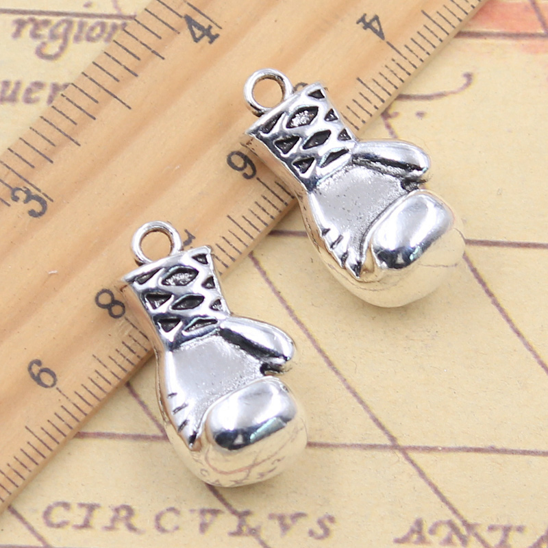 5pcs Charms 3D Boxing Glove Fi - Jewelry Making Gloves ulasan dan harga
