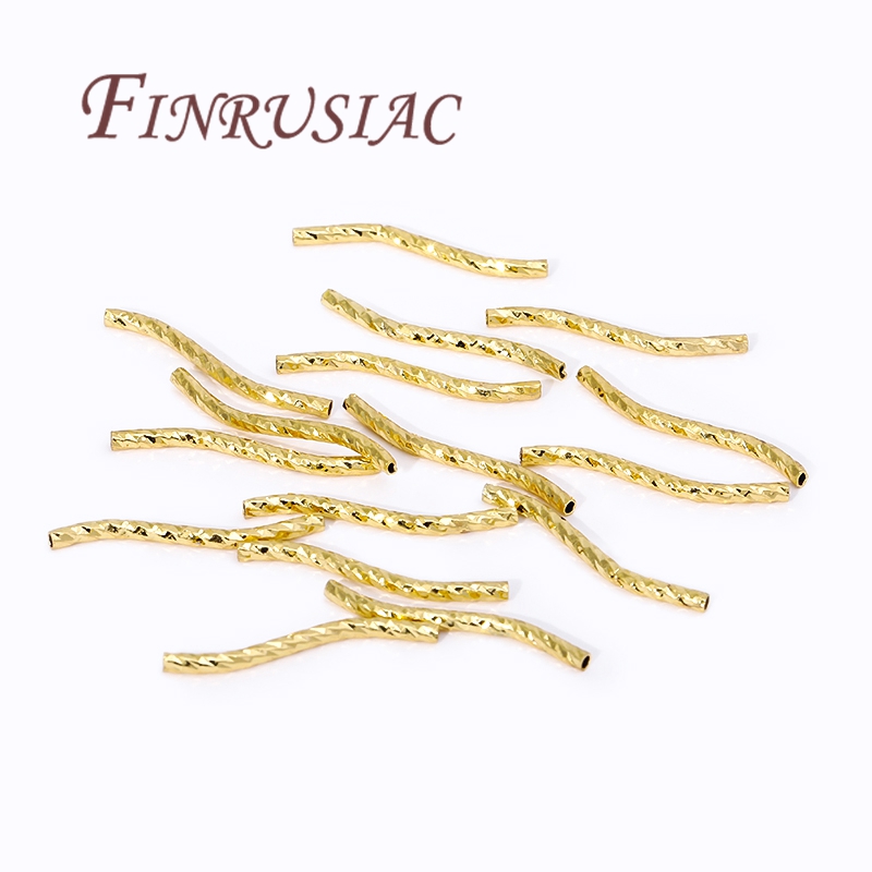 S Shape Tube Beads,18K Gold Pl - Jewelry Making Youtube ulasan dan harga