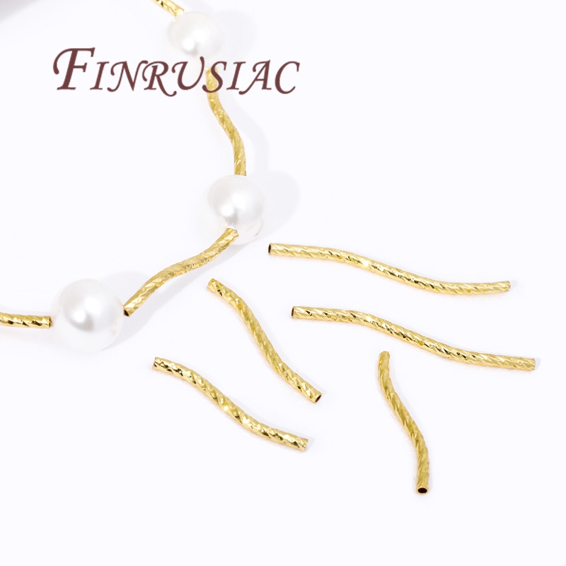 S Shape Tube Beads,18K Gold Pl - Jewelry Making Youtube ulasan dan harga