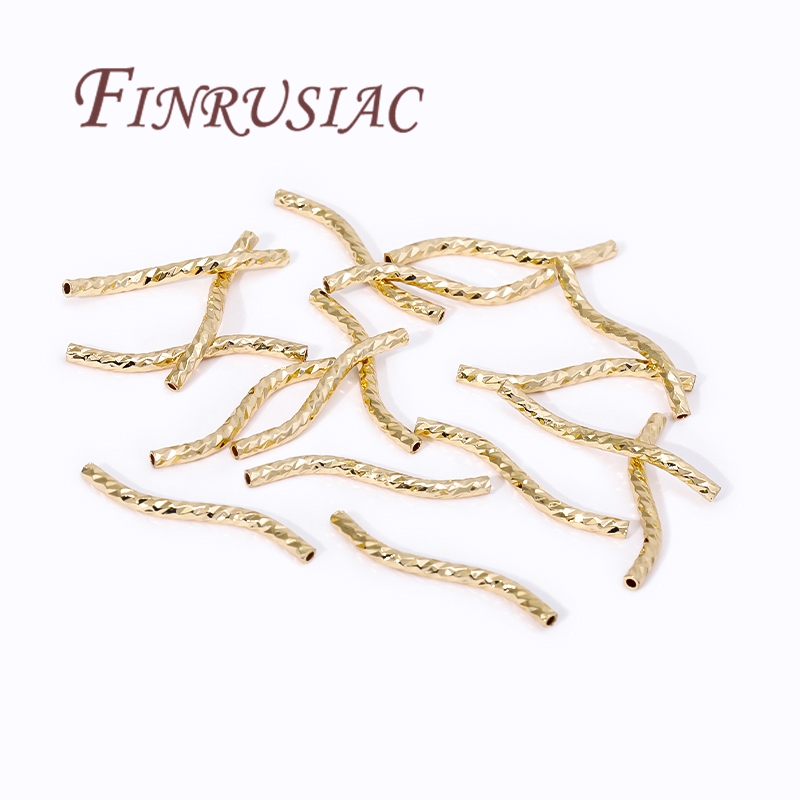 S Shape Tube Beads,18K Gold Pl - Jewelry Making Youtube ulasan dan harga