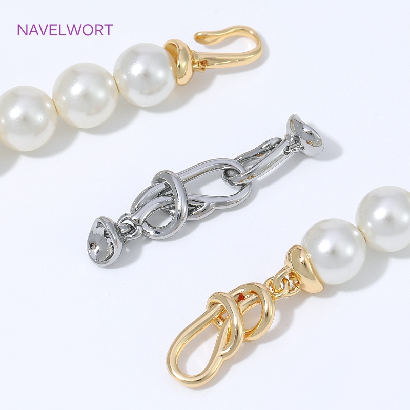 18K Gold Plated Infinity Knot  - Jewelry Making Knots For Clasps ulasan dan harga