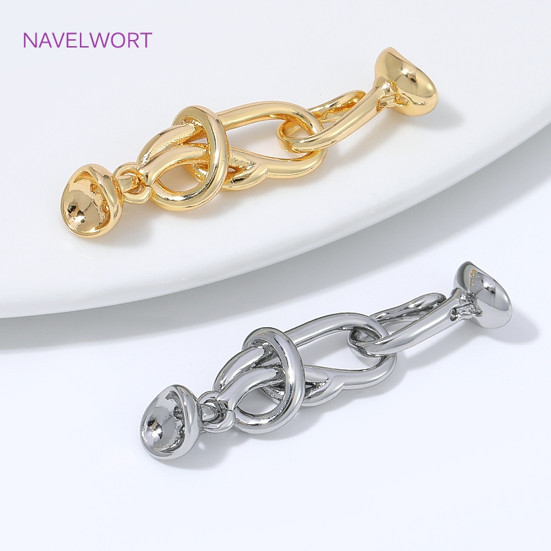 18K Gold Plated Infinity Knot  - Jewelry Making Knots For Clasps ulasan dan harga
