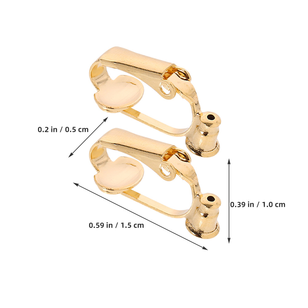40Pcs Earring Clip Converter K - Jewelry Making Tools ulasan dan harga