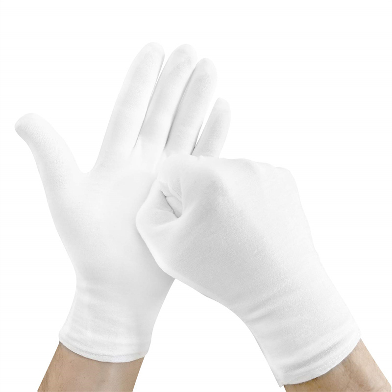 12/6 Pairs Cotton Work Gloves  - Jewelry Making Gloves ulasan dan harga
