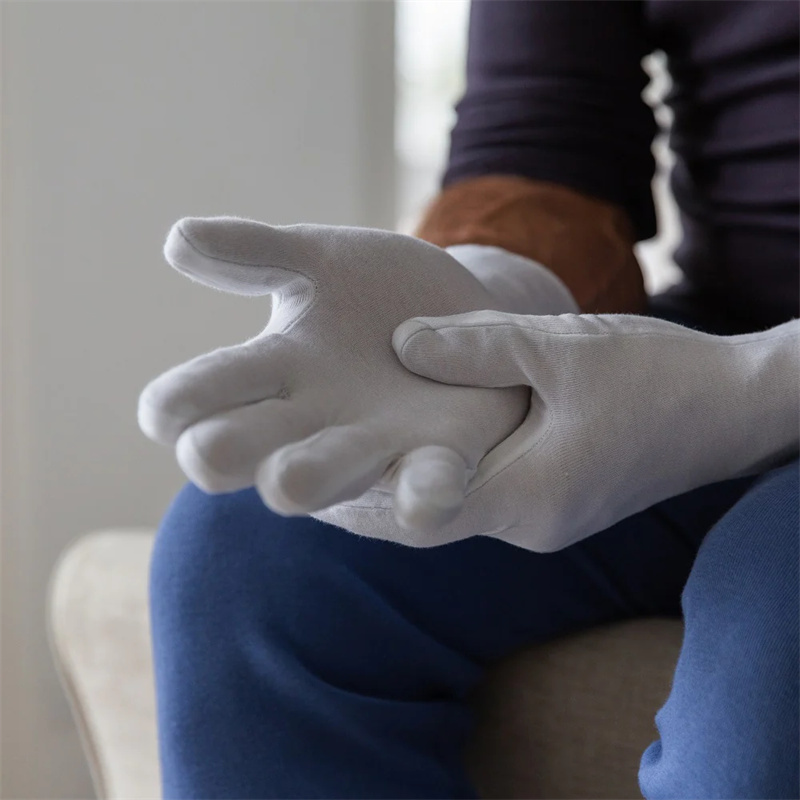 12/6 Pairs Cotton Work Gloves  - Jewelry Making Gloves ulasan dan harga