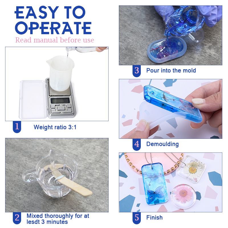 Epoxy Resin Kit Crystal Clear  - Jewelry Making Gloves ulasan dan harga