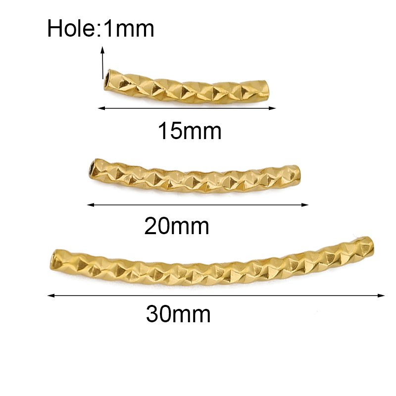 10pcs PVD Stainless Steel Curv - Jewelry Making Youtube ulasan dan harga