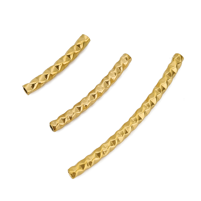10pcs PVD Stainless Steel Curv - Jewelry Making Youtube ulasan dan harga