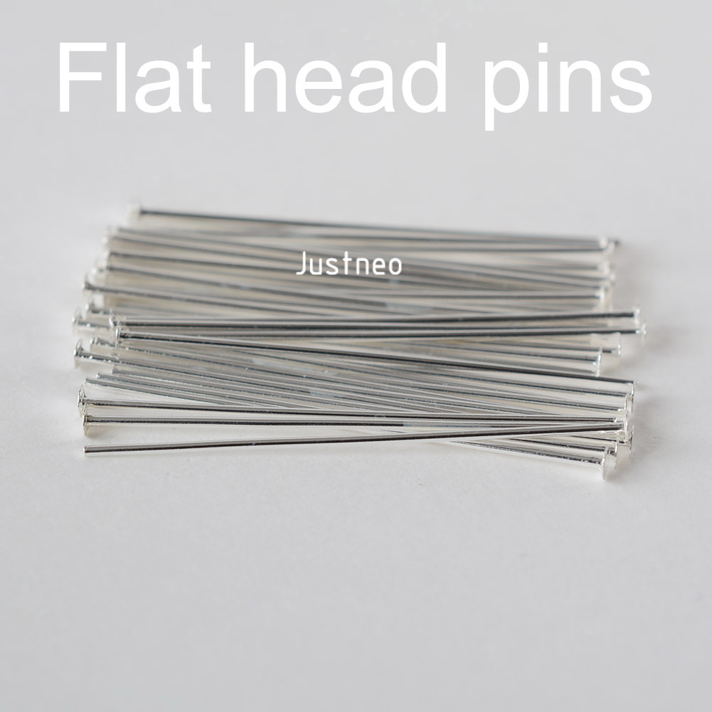 925 Sterling Silver Flat Head  - Jewelry Making Silver ulasan dan harga