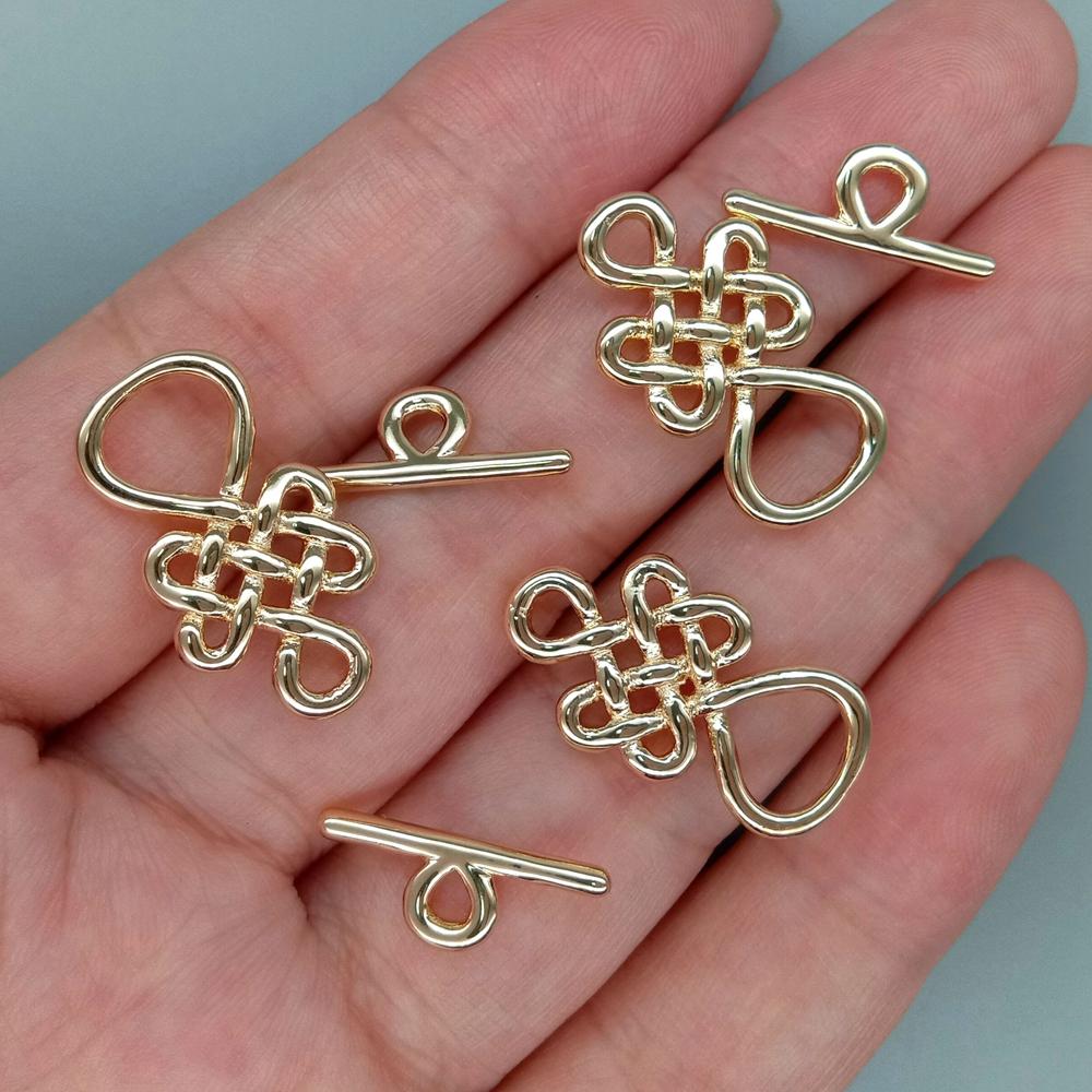 Wholesale 10 Sets True-lover's - Jewelry Making Knots For Clasps ulasan dan harga