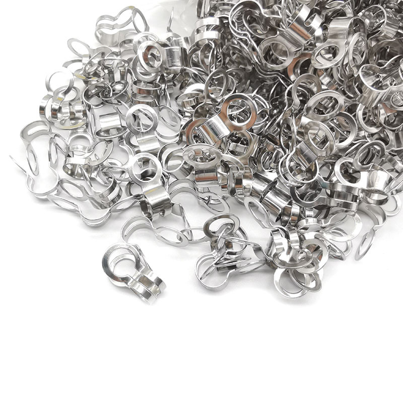 50pcs Stainless Steel Ball Cha - Jewelry Making Knots For Clasps ulasan dan harga
