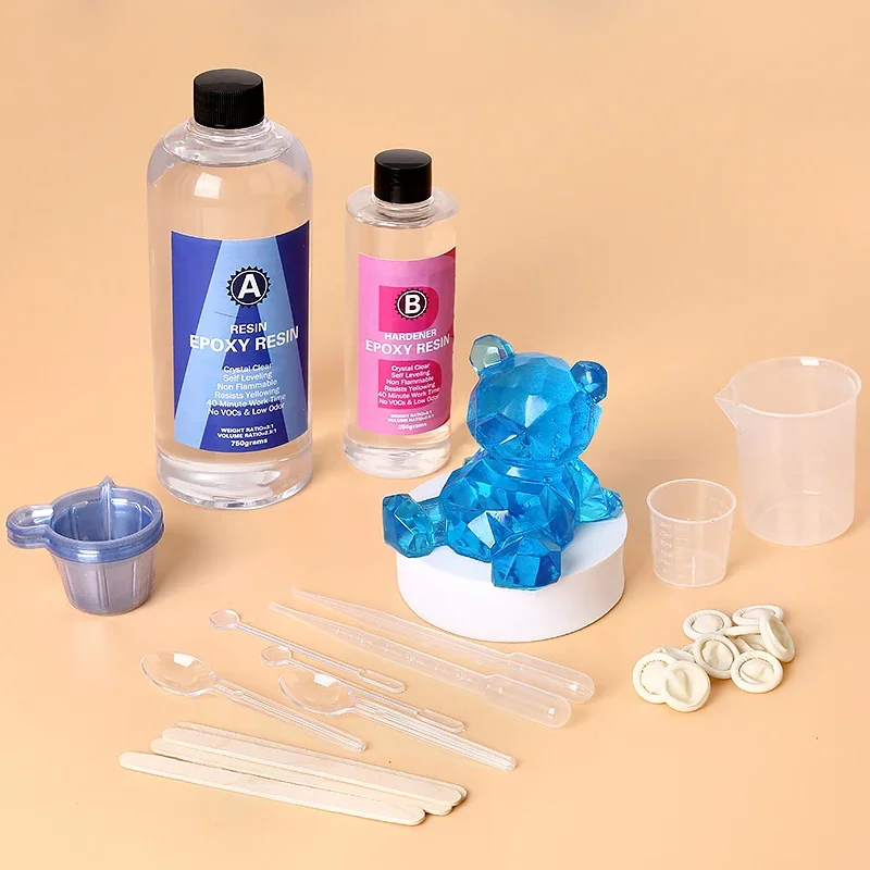 Easy Mixing Epoxy Resin Kit Cr - Jewelry Making Gloves ulasan dan harga