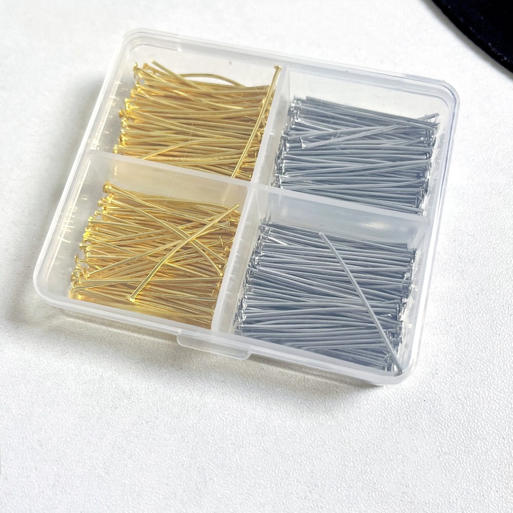 400pcs Mixed Iron Head Pins 30 - Jewelry Making Organizer Box ulasan dan harga