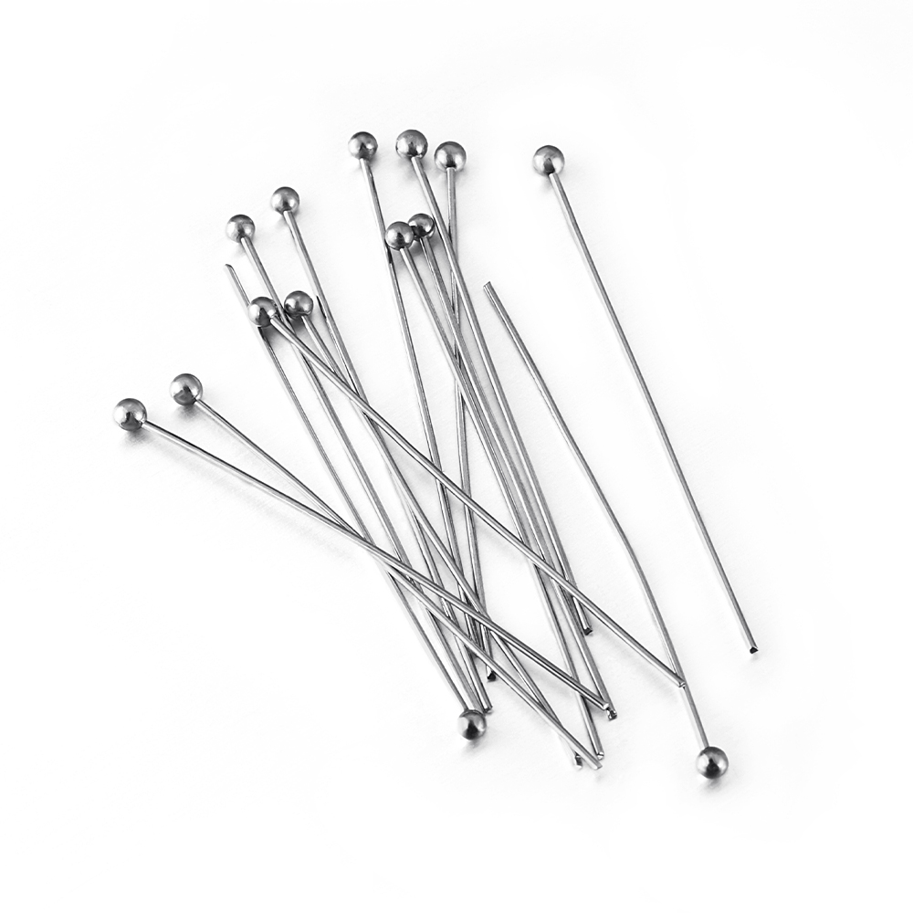 50Pcs/lot 12 14 16 20 25 30 35 - Jewelry Making Silver ulasan dan harga