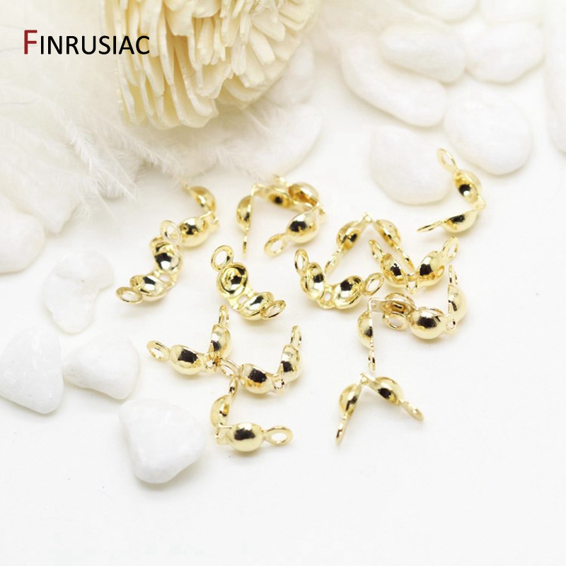 3mm/4mm Calotte Crimp Bead Tip - Jewelry Making Knots For Clasps ulasan dan harga
