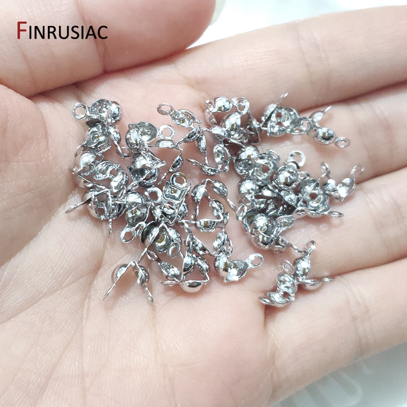 3mm/4mm Calotte Crimp Bead Tip - Jewelry Making Knots For Clasps ulasan dan harga