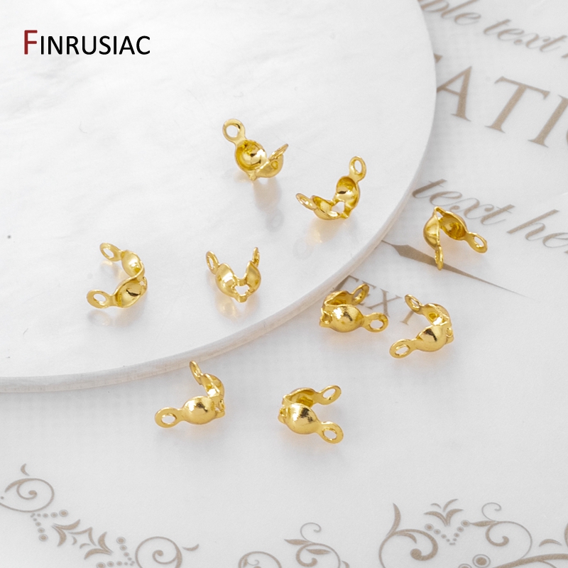 3mm/4mm Calotte Crimp Bead Tip - Jewelry Making Knots For Clasps ulasan dan harga