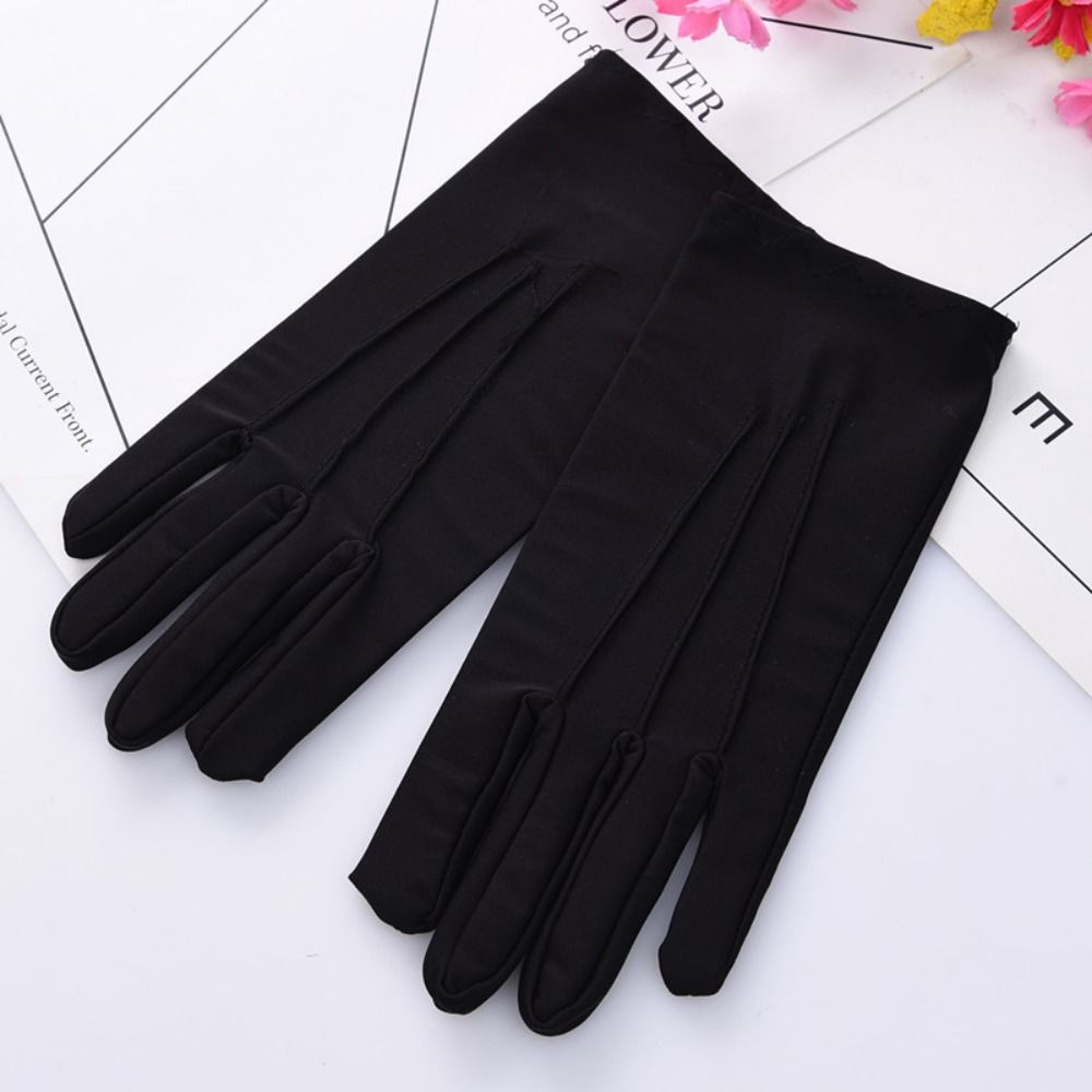 Soft White Cotton Gloves Thin  - Jewelry Making Gloves ulasan dan harga