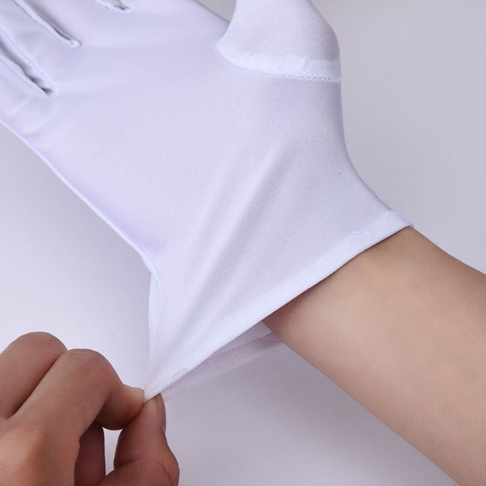 Soft White Cotton Gloves Thin  - Jewelry Making Gloves ulasan dan harga
