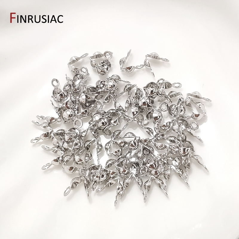 3mm/4mm Calotte Crimp Bead Tip - Jewelry Making Knots For Clasps ulasan dan harga