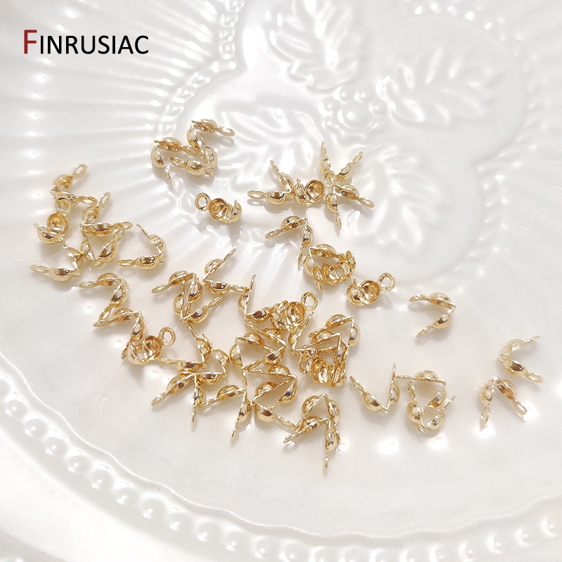 3mm/4mm Calotte Crimp Bead Tip - Jewelry Making Knots For Clasps ulasan dan harga