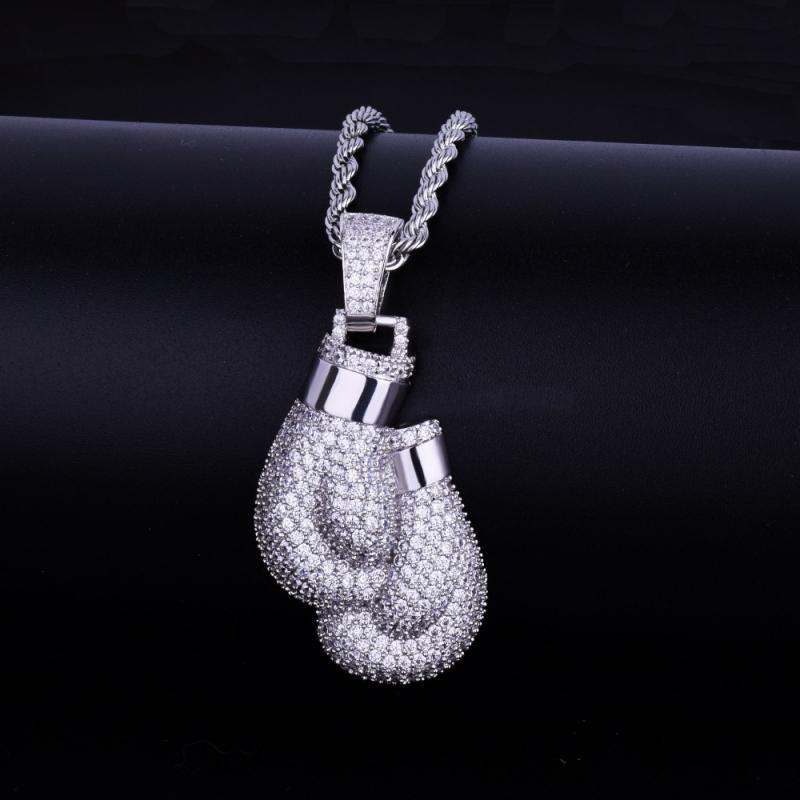 Hip Hop Bling Iced Cubic Zirco - Jewelry Making Gloves ulasan dan harga