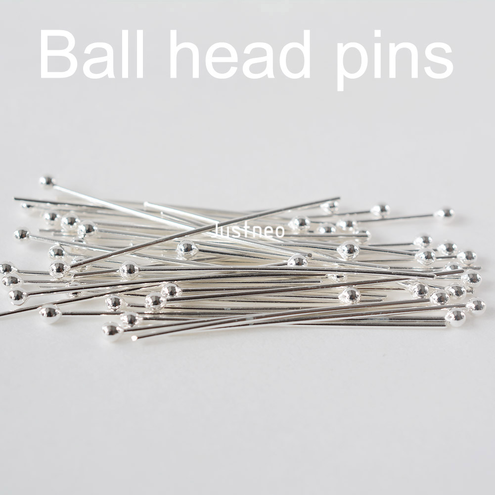 925 Sterling Silver Ball Head  - Jewelry Making Silver ulasan dan harga