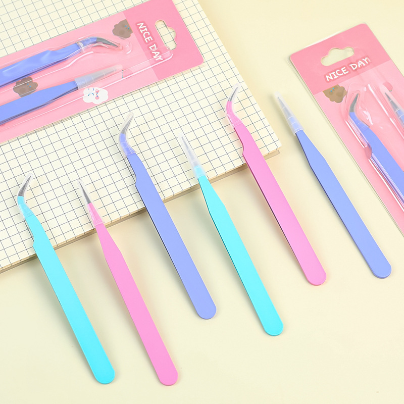 6pcs Tweezers Set - Angle and  - Jewelry Making Workshop ulasan dan harga