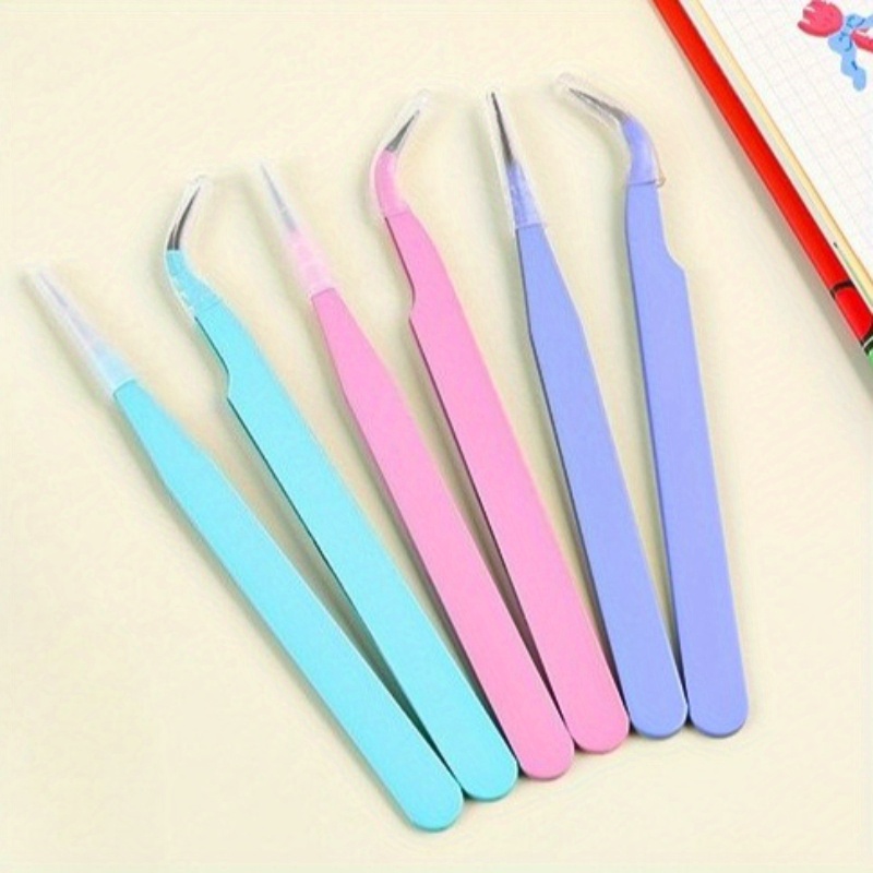 6pcs Tweezers Set - Angle and  - Jewelry Making Workshop ulasan dan harga