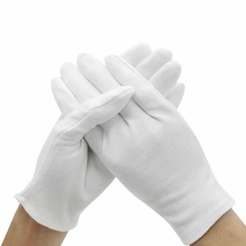24PCS White Gloves 12 Pairs So - Jewelry Making Gloves ulasan dan harga
