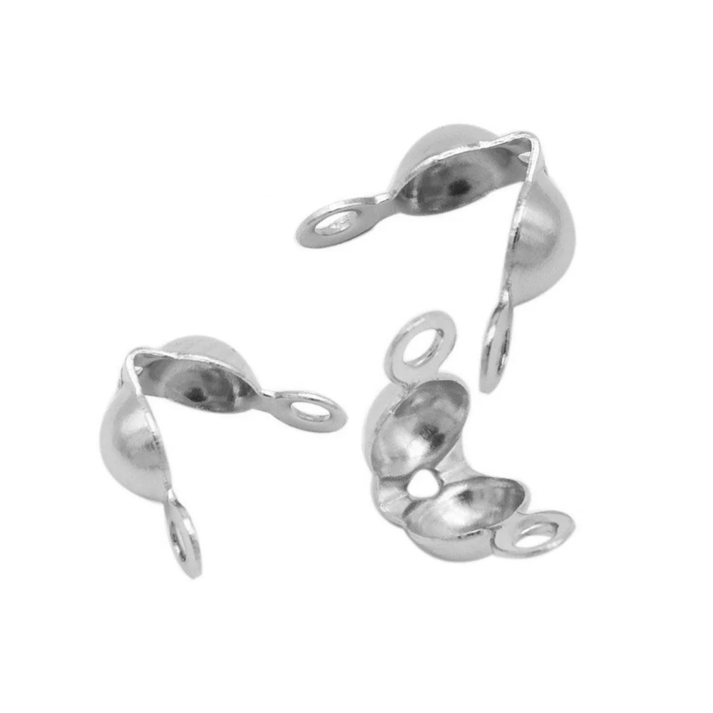100Pcs Stainless Steel Gold Pl - Jewelry Making Knots For Clasps ulasan dan harga
