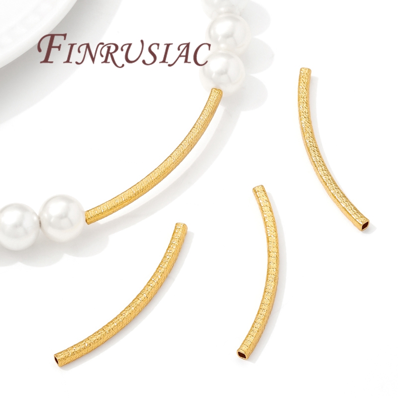 35mm*2mm 18K Gold Plated Tube  - Jewelry Making Youtube ulasan dan harga