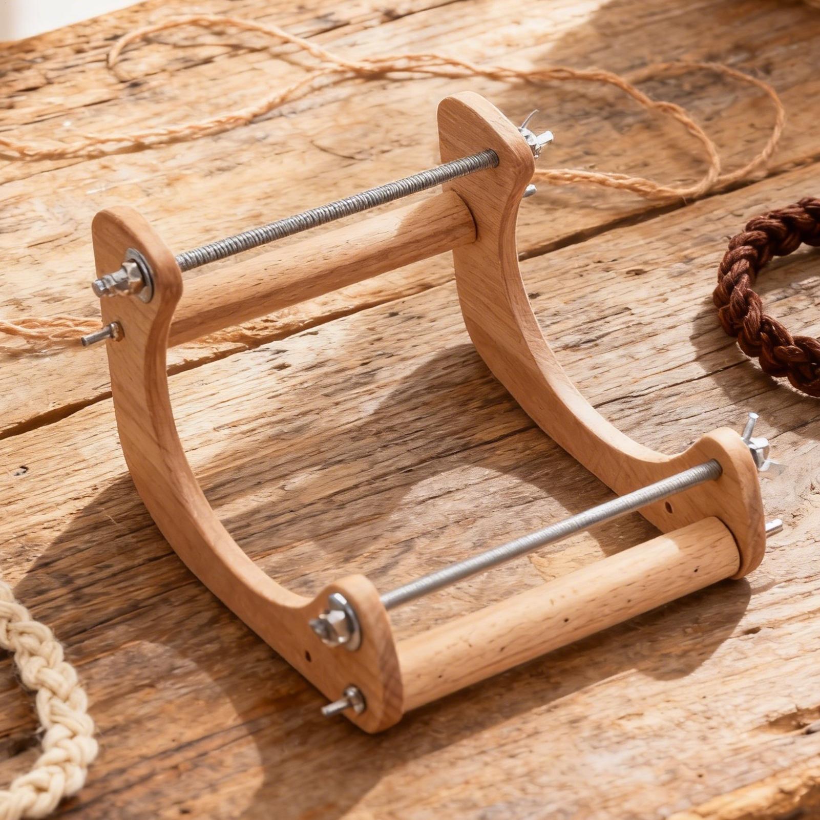 1pc Wood Beading Loom Adjustab - Jewelry Making Workshop ulasan dan harga