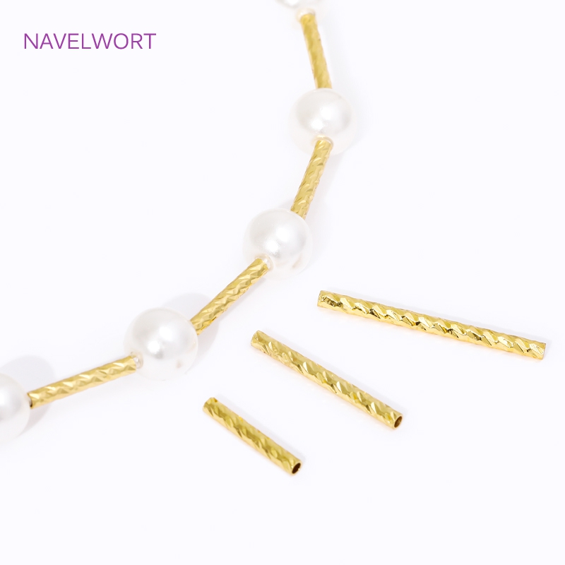 10/15/20mm Stripe Tube Spacer  - Jewelry Making Youtube ulasan dan harga