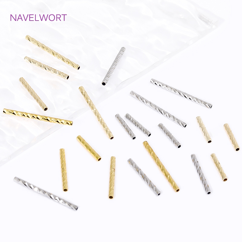 10/15/20mm Stripe Tube Spacer  - Jewelry Making Youtube ulasan dan harga